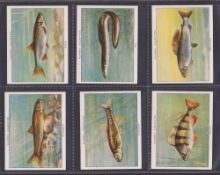 Cigarette cards, Players Freshwater Fishes Large sized, Irish issue (set 25 cards) (gen vg)
