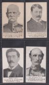 Cigarette cards, H.C. Lloyd, Devon Footballers & Boer War Celebrities, four cards, all Boer War