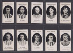 Cigarette cards, Taddy Prominent Footballers (with Footnote), 28 cards featuring several clubs;