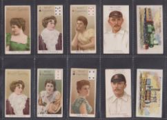 Cigarette cards, early Wills, 40 cards including Actresses (6, 2 each of Grey no inset, Grey inset &