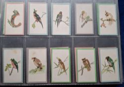 Cigarette cards, Overseas, BAT, 10 sets & 1 near set Peninsular Tobacco Co Birds of the East 24/