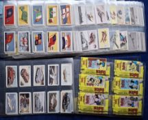 Trade cards, 22 sets, Ringtons (15 including Aircraft WWII, Ships Royal Navy, The West etc), Chix