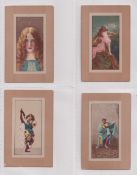 Cigarette cards, USA, L. Miller & Sons, Beauties, 'THIBS' (Havana Blossom back), 'X' size, 4