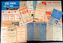 Football programmes, selection of 38 programmes, 1940's onwards inc. Southampton v West Ham 1948-