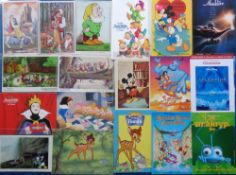 Postcards, Cinema, a Disney selection of 16 sets of 1990s cards and 35+ vintage cards which includes