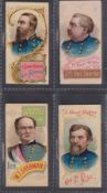 Cigarette cards, USA, Duke's, Histories of Generals (Booklets), four booklets, Adm'l. Porter, Gen.