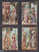 Trade cards, Liebig, Alphabet-Female Operatic Characters, ref. S329, Italian edition (set, 12 cards)