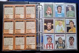 Trade cards, A&BC Gum, Footballers Orange backs 1970 1st 2nd & 3rd series (set 255 cards)