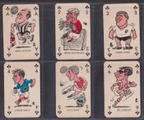 Trade cards, Monty Gum, Footballers (P/C inset), 'X' size (set, 56 cards) inc. Stanley Matthews,
