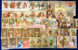 Trade cards, USA, a collection of 50+, early, trade advertising cards, various issuers inc. Eureka
