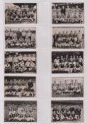 Trade cards, Belgium, Anon, Belgium Football Teams, 1951-52, a collection of 47 photographic