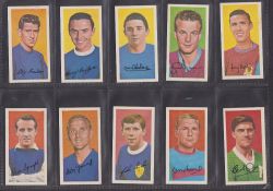 Trade cards, Barratt Famous Footballers A14 (set 50 cards) including Jimmy Greaves, Bobby Charlton