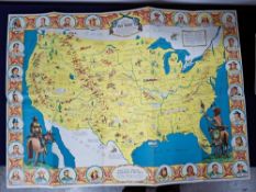 Trade card albums / wallcharts, 20 items including Sherriff Arnold's Map of the West, Time Life