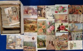 Postcards, Tuck, a collection of approx. 450 cards to include 'United Kingdom', landscapes