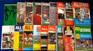 Football annuals, a collection of 23 1960/70's Football Annuals, George Best Soccer Annuals Nos 1-