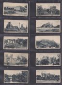 Cigarette cards, Edwards Ringer & Bigg, 2 sets; Abbeys & Castles (a few fair most near gd),