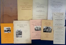 Ephemera, Sale Particulars, Caversham, 9 items (1920-1958) to include Ivy Cottage Emmer Green,