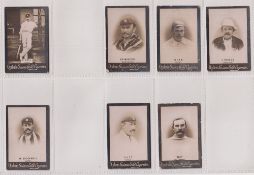 Cigarette cards, Ogden's, Guinea Gold, Cricketers, Base M (Set 1), (46/50, missing Attewell, J.T.