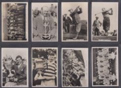 Cigarette cards, Pattreiouex Sporting Events & Stars (set 96 cards) including Joe Louis, Bobby