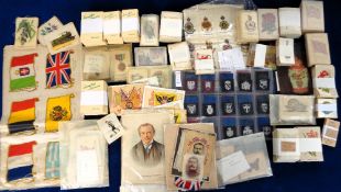 Tobacco silks, a large collection of mostly part sets, many almost complete, various issuers &