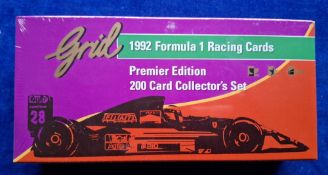 Trade cards, Grid Factory Sealed Box - Formula 1 Racing Cards 1992 (set 200 cards in cellophane