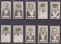 Cigarette cards, Cohen, Weenen & Co, Cricketers (set, 25 cards) (gd)