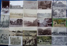 Postcards, India, a collection of 81 pre partition cards of India inc. George V Durbar Delhi (9 RPs)