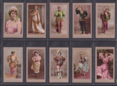 Cigarette cards, USA, Kinney, Actresses, Group 2, 2nd group, CRB 118 Figure 16 (set, 25 cards) (gd)