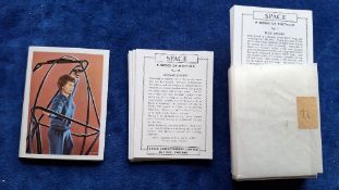 Trade cards, Anglo Confectionery Space (set 66 cards) (vg/ex)