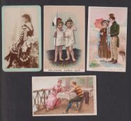 Cigarette cards, USA, Marburg Bros., four 'X' size type cards, Painting Reproductions (3 cards,