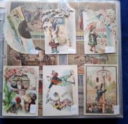 Trade cards, over 250 cards, mainly Continental issues, various subject themes; part sets & odds