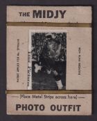 Trade card, Midjy, Football Photo Outfit, type card, R. Simpson, Queens Park, Third Lanark,