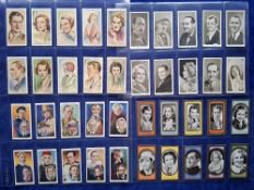Cigarette cards, 12 sets, Film & Cinema related; Carreras Film Favourites, Ogden's Actors