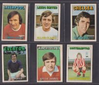 Trade cards, A&BC Gum, Footballers, Orange & Red backs 1972 2nd series 98/109 (missing numbers 111
