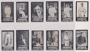 Cigarette cards, Ogden's, Tabs, Our Leading Cricketers (set, 12 cards) includes Ranjitsinji (most