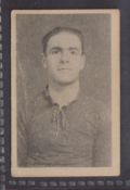 Cigarette card, Gibraltar, Rock Cigarettes, Gibraltar Footballers, type card, no 9, J. Garcia,