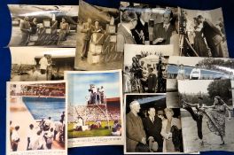 Olympics Games, London 1948, a collection of 21 press photos & prints relating to the release of