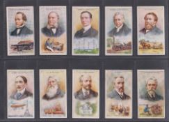 Cigarette cards, Teofani Great Inventors (anonymous) (set 20 cards) includes Edison etc (number 10