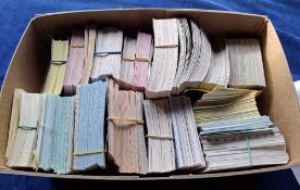 Trade stickers, Panini, approx. 3000 stickers in part sets, some near sets, many series noted