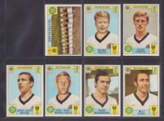 Trade cards, Panini Mexico 70, 15 cards all Deutschland; Team Group, Haller, Fitchel, Hottges,