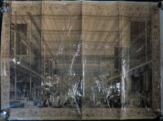 Ephemera, Great Exhibition at the Crystal Palace 1851, a very large print (82x107cm) showing the '
