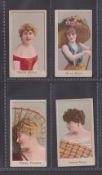 Cigarette cards, Canada, D. Ritchie & Co, Actresses ('Our Production' back), four cards, Gertie