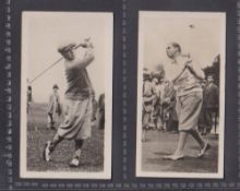 Cigarette cards, Major Drapkin Sporting Celebrities in Action, 2 type cards no. 4 Bobby Jones &