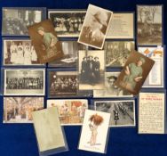 Postcards, Women At Work, 21 cards RPs, printed and artist drawn to include agriculture, Woman's