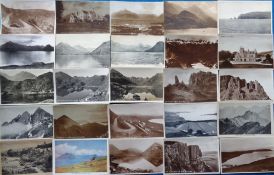 Postcards, Scottish Islands, a collection of approx. 190 cards of the Isle of Skye, with RP's of