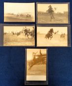 Postcards, USA Rodeos, 5 cards to comprise Floyd Stillings Wins First Money Cody Stampede, Earl