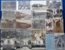 Postcards, Dover, Military, 21 cards to include 6 of The Marine Station War Memorial (4 of