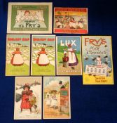 Ephemera, Inserts, 8 colourful inserts to comprise Fry's Milk Chocolate 'Sweeter than Honey' (has