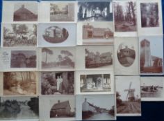 Postcards, a collection of 31 cards apparently photographed by R Bailey of 59 Dames Road Forest Gate
