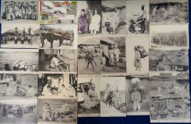 Postcards, Korea, approx 125 printed cards to include Drawing Water Man, The Poul terer (Poulterer),